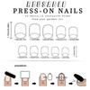 24 Pcs Simple Artificial Nail French Tip Press On Nail Short Square Stick On Nail Glossy False Nail for Party