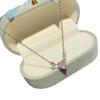 Clear Sky S925 Sterling Silver Heart Necklace for Women with Micro-set Zirconia