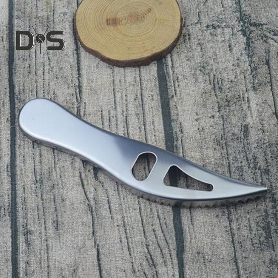 Handheld Fish Peeler Double Row Sawtooth Useful Stainless Steel Fish Scale Scraper
