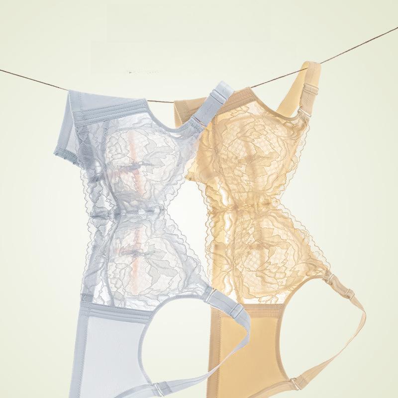 Large Size Lingerie Women's Collection Accessory Breast Anti Sagging Adjustable Bra Thin Bra No Steel Ring Bra