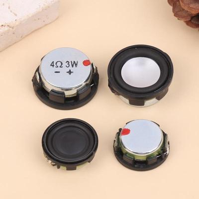 2Pcs 20/24MM 4 Ohm 3W Mini Sound Speakers Round Bass Speaker Home Theater Loudspeaker Portable DIY Speakers