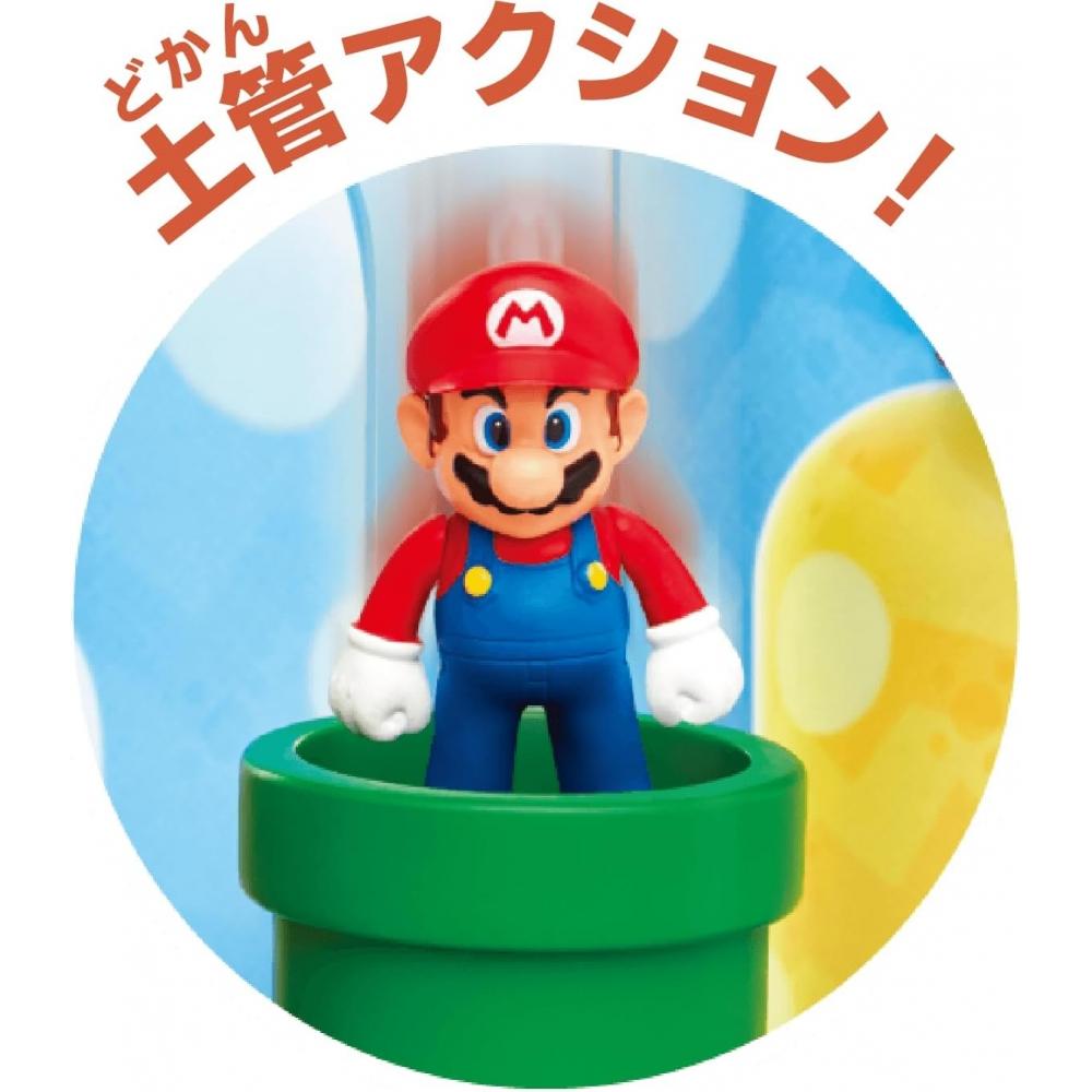 San Ei Trading Super Mario Figuur Collectie Speelset Paddenstoelenrijk Fps 001
