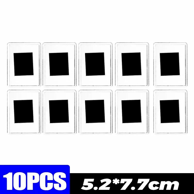 Acrylic Magnetic Pitcture Frame Double Sided Clear Fridge Magnetic Frames DIY Insert Display Holders Home Organizer Decoration