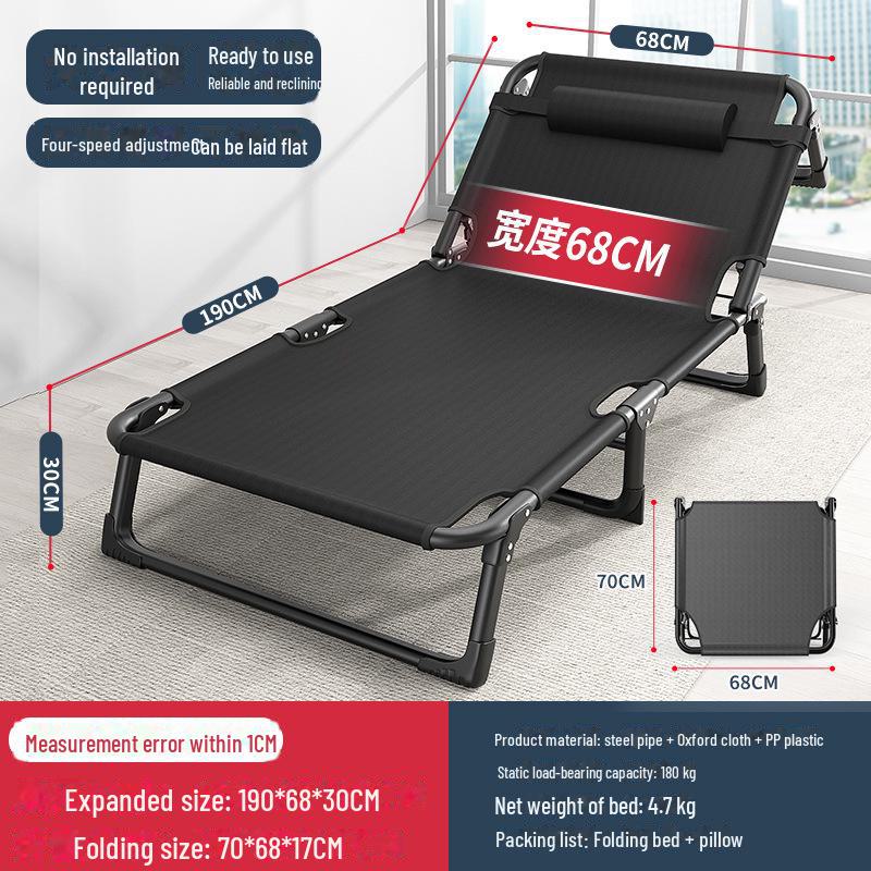 Folding Multifunctional Recliner Bed: Perfect for Home, Office, Outdoor Naps, and Camping.