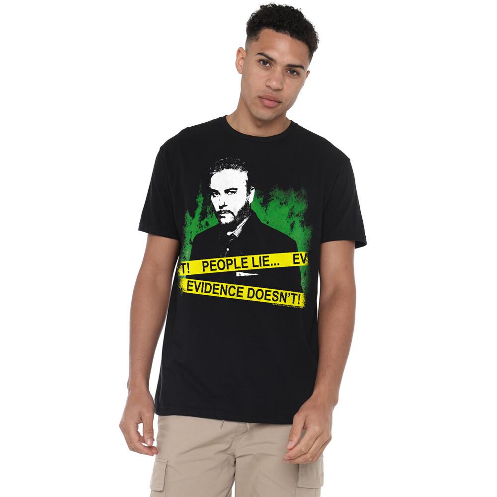 Csi People Lie 2 Sided T-Shirt S-2XL, Black Unisex T-Shirt XL