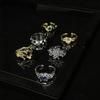 Niche Original Design Light Luxury High-End Sense Personalized Opening Ring Women'S Exquisite French Fashion Stacked Gemstone Jewelry