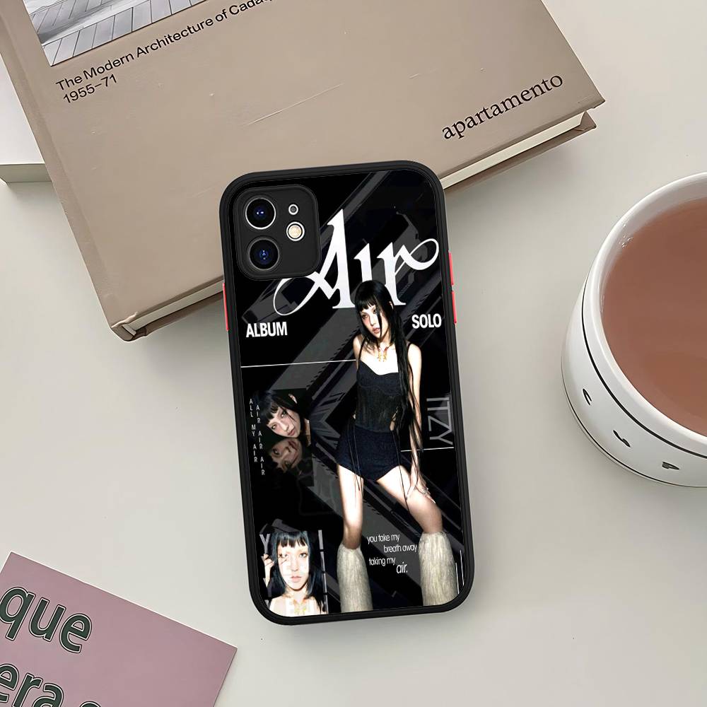 Singer Idol I-ITZY Silicone Case For IPhone 16 15 14 13 12 11 Pro Max Plus X XS MAX Shockproof Matte Cover
