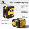 High-Precision 2-Line Laser Level: Portable, Automatic, Strong Light Outdoor Instrument