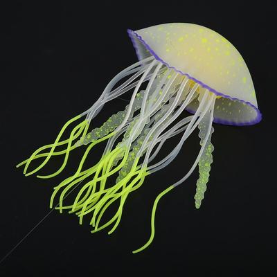 Aquarium Simulation Silicone Artificial   Fish   Decoration Ornament Lemon Yellow