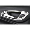 Silver Steel Inner Door Handle Bowl Cover Trim For Chevrolet Equinox 2018-2023