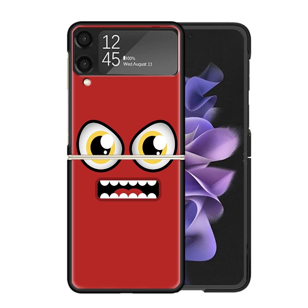 

Funny Face Cute Cases For Samsung Galaxy Z Flip 4 5 6 7 3 Z Flip7 Flip6 Flip4 Flip5 Flip3 5G Hard Shockproof Fundas Cover Galaxy Samsung Z Flip 3