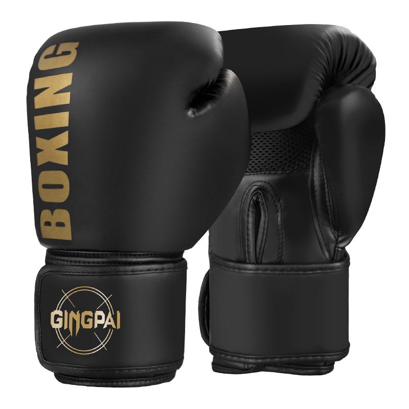 1pair Kick Boxing Gloves for Kids Adult Muay Thai Combat Training Punching Gloves PU Leather MMA Mittens for Fighting MMA