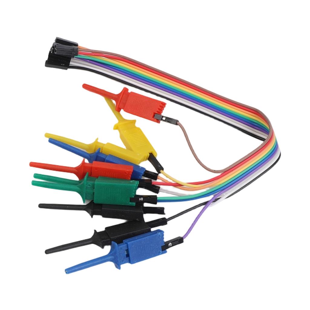 1Pc USB Logic Analyzer ABS 120*50*10 Mm W/colored Wires 0-5V For ARM FPGA Debug Tool 24M Samples 8 Channels Electric Accessories