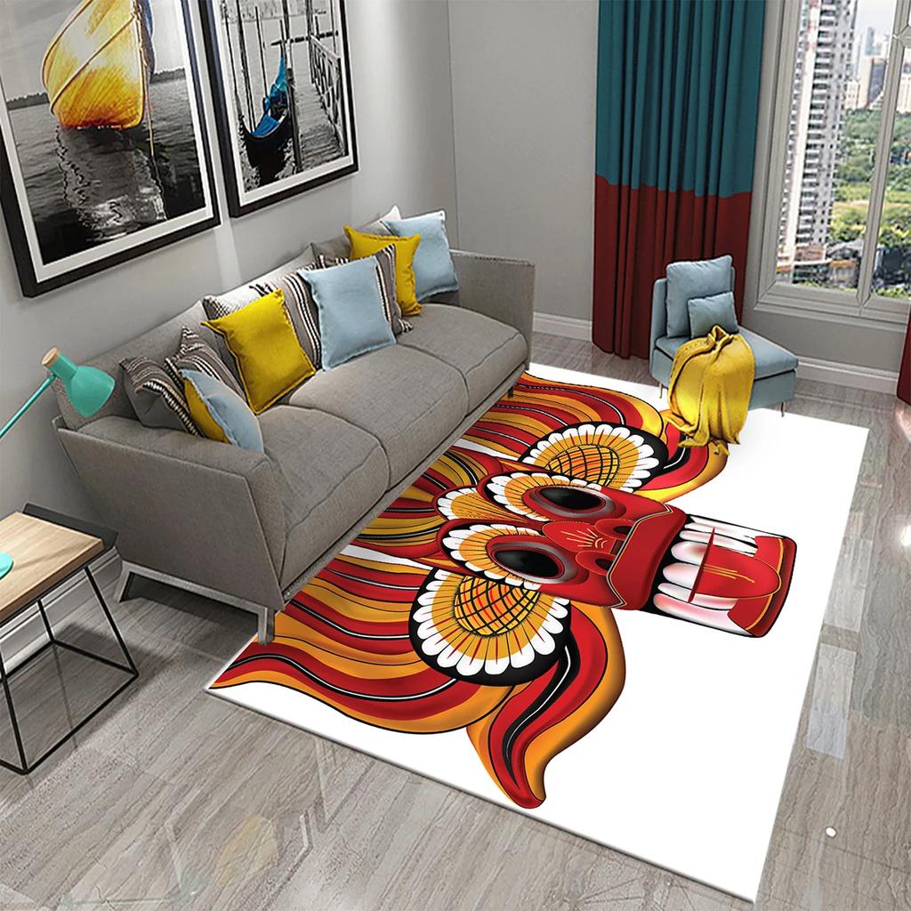 Kids Cartoon Carpet Colorful Graffiti Rug Teens Street Hip Hop Rectangle Area Rugs Bedroom Mats Flat Mat Living Room Door Mat