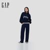 GAP Women's Batwing Half-Zip Stand-Collar Sweatshirt with Rope Embroidered Logo