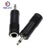 6.35mm Female Plug to 3.5mm Male 2Pole 3 Pole Connector Headphone Amplifier Audio Adapter Microphone AUX 6.3 3.5 mm Converter