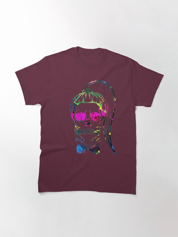 Lady Gaga Born This Way Neon Paint Skull Classic T-Shirt