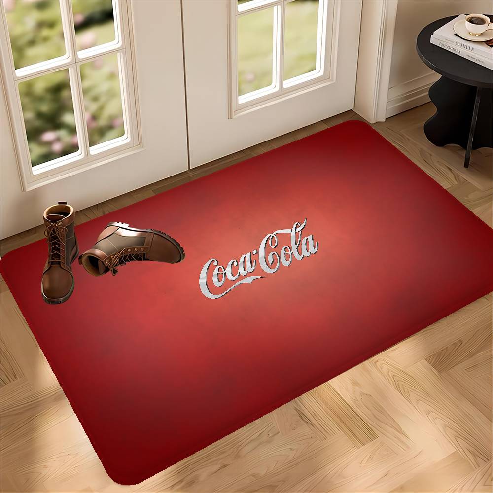 Mata podłogowa C-Coca C-Cola Antypoślizgowa Mata do pralni Wystrój pralni Balkon Pokój dziecięcy Mata przy łóżku