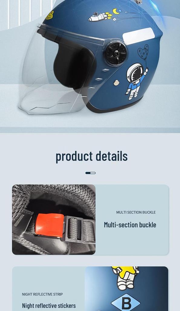 Children's Cartoon Safety Helmet: Breathable, Shockproof, Winter Warm for Boys and Girls