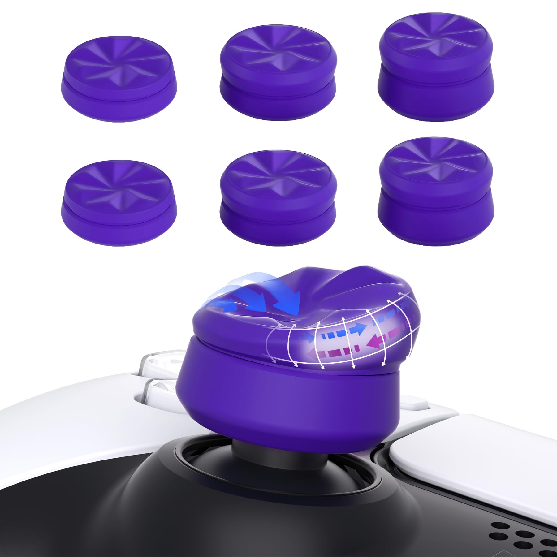 

PlayVital Thumb Cushion Cap Cover Thumb Grip для PS5 PS4 Thumbstick Grip Cover для Xbox Core Xbox One Elite Series 2 Wireless Thumb Grip Cap для