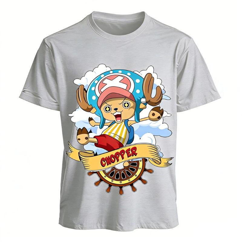 Streetwear One Piece Chopper Anime T Shirt Men Women Cotton Short Sleeve Tee Tops Casual Graphic Tee Y2k Clothes 2026 Summer New