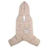 dog clothes, four-legged thickened warm windproof cotton-padded clothes, teddy bear small dog households can lead and walk dog cotton-padded clothes