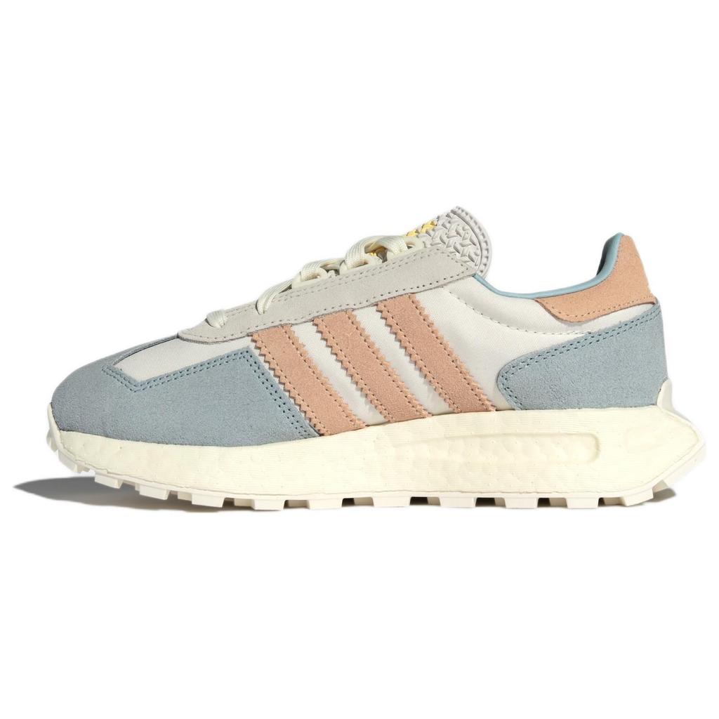 Adidas Originals Retropy E5 Leather Suede Retro Sports Durable Low-Top Lifestyle Shoes Women Sneaker White Gray Pink HP7743