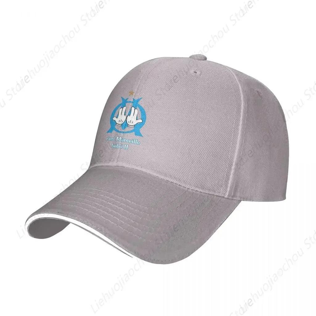 C'est Marseilles Bebe Rapper OM Baseball Cap Vintage JUL Sandwich Cap Men Women Adjustable Sun Hat Outdoor