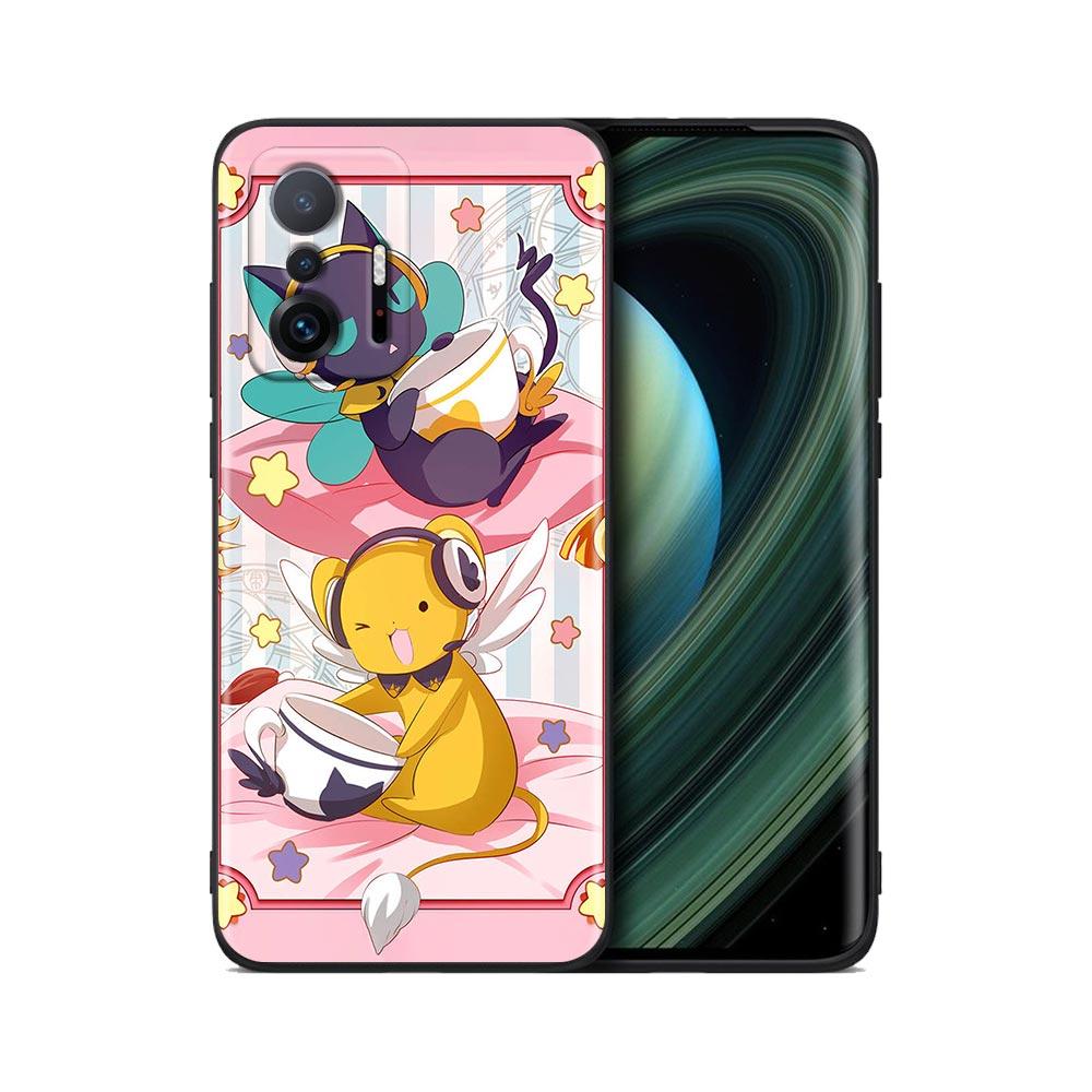 Cute Card Captor Sakura Anime Cartoon Phone Case For Xiaomi Mi 12 12X 11T X4 NFC M3 F3 GT M4 Pro Lite NE 5G Poco M3 M4 X4 Cover