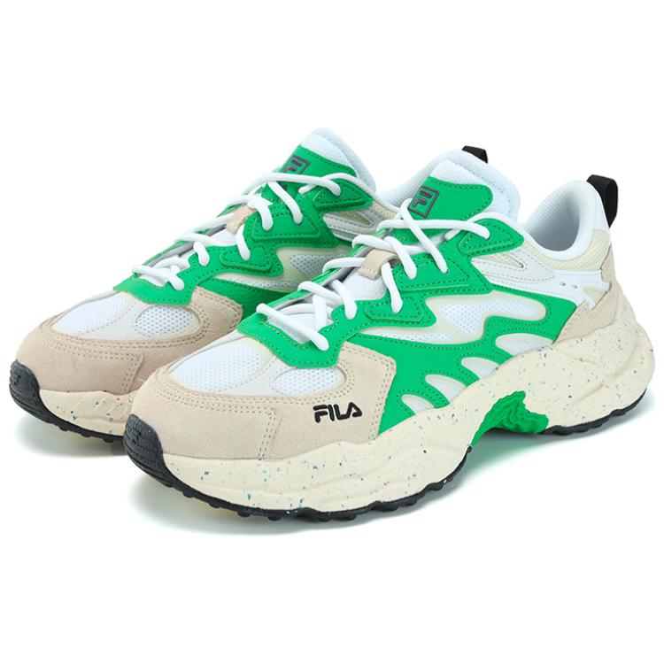 FILA Fern Comfortable Lightweight Sports Casual Low-Top Dad Shoes Women sneaker White F12W331101FWK
