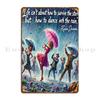 Dancing In The Rain Metal Plaque Poster Bar Cave Bar Cave Club Club Bar Customized Tin Sign Poster