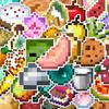 Minecraft Cute Cartoon Pixel Sticker Pack - 50 Pcs Game Decor Decals