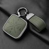 8 Button Aluminum Alloy Goatskin Car Key Case Cover For Zeekr X 001 009 2022 2023 Car Key Case Protect Fob