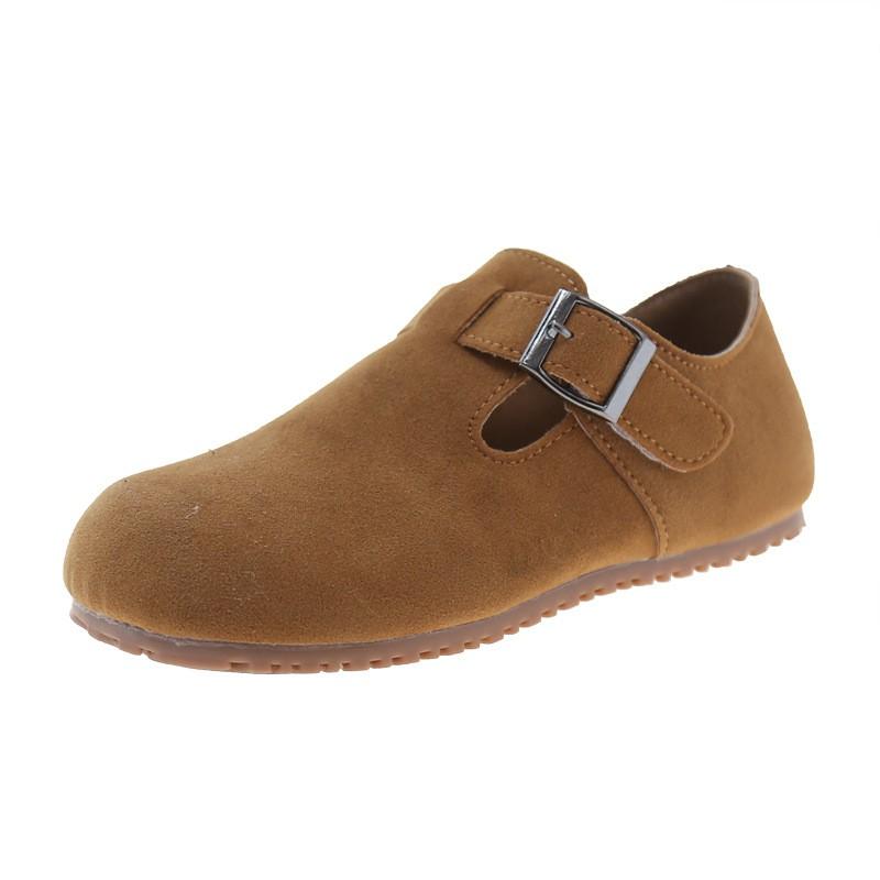 Kids Soft Sole Leather-Look Loafers Toddlers Children Breathable Casual Shoes Fall