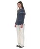 PARTIMENTO WOMEN Button-Up Transform Long Sleeve Tee_Dusty Blue St