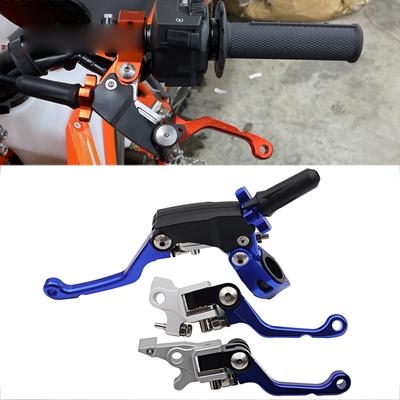 7/8" 22mm Universell Motorcykel Aluminium Kopplingsbromshandtag Spak Sits för Motorcykel Skoter Modifiering