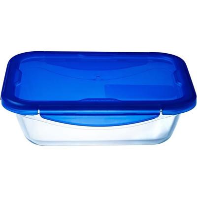 Rectangular Box with Lid - PYREX - 1451028 - 30 X 23 Cm - 3.30 L - Cook & Go - Borosilicate Glass Base