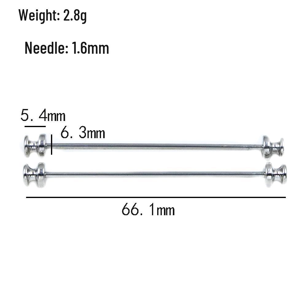 Men's Gold Rhinestone Collar Pin - Business Wear Accessory