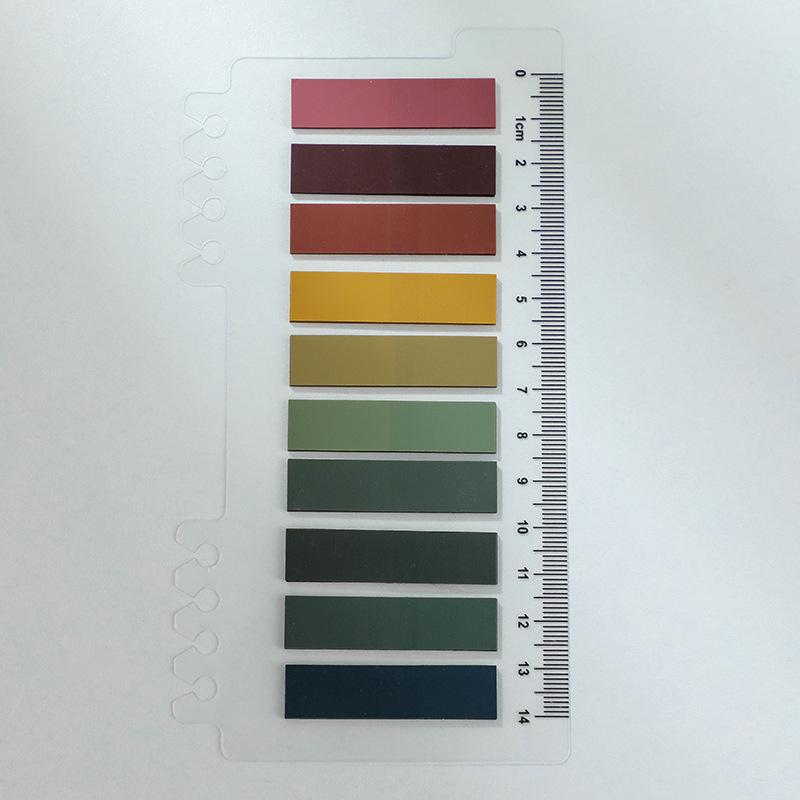 Morandi Color Pet Sticky Notes and Index Tabs - Fresh, Loose-Leaf Memo Pad Labels