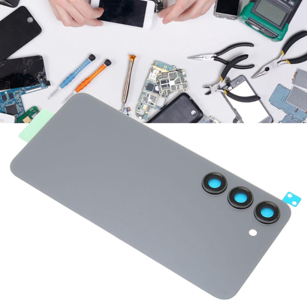 Replacement Back Glass Phone Rear Glass Housing with Pre Installed Camera Lens Tape for 3
