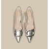 Fashion 2025 New  Women's Autumn New Style Single Shoe European Pointed Toe Fine Track  High Heel Shoe Suitable For Commuting