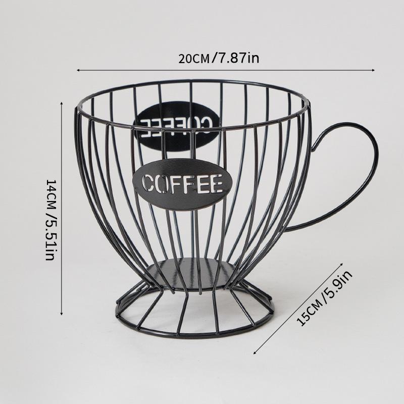 Home Coffee Shop Front Offener Kaffeekapsel-Organizer
