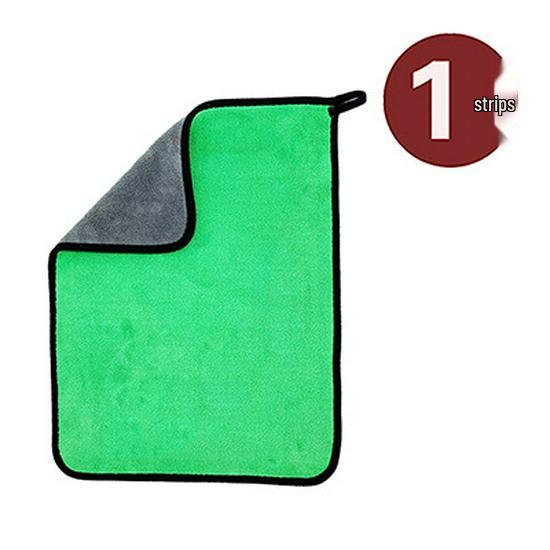 Large Double-Sided Thickened Car Wash Towel – Lint-Free, Super Absorbent Microfiber Cloth