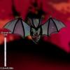 1pcs Halloween Decor Acrylic Stained Bat Suncatcher Hanging Ornament Goth Car Accessories Bat Car Hanging Accessories, Acrylic Sign