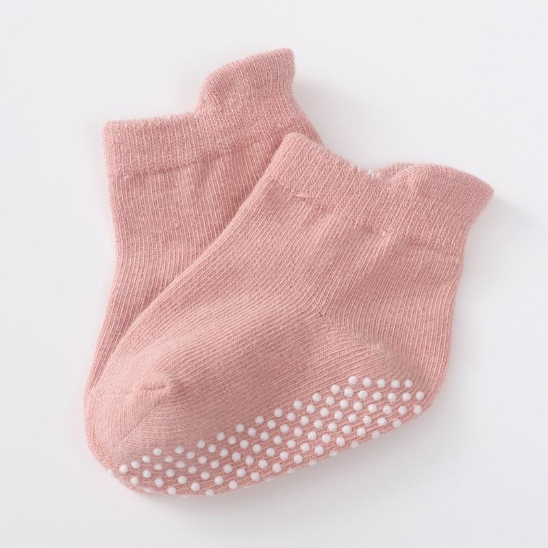 Floor Socks Lovely Anti Slip Socks Soft & Breathable Cotton Baby Socks for Indoor Activities & Learning To Walk 1 Pair
