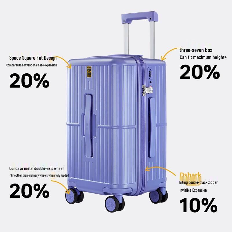 MGOB 20-inch PC Hardshell Carry-on Spinner Luggage