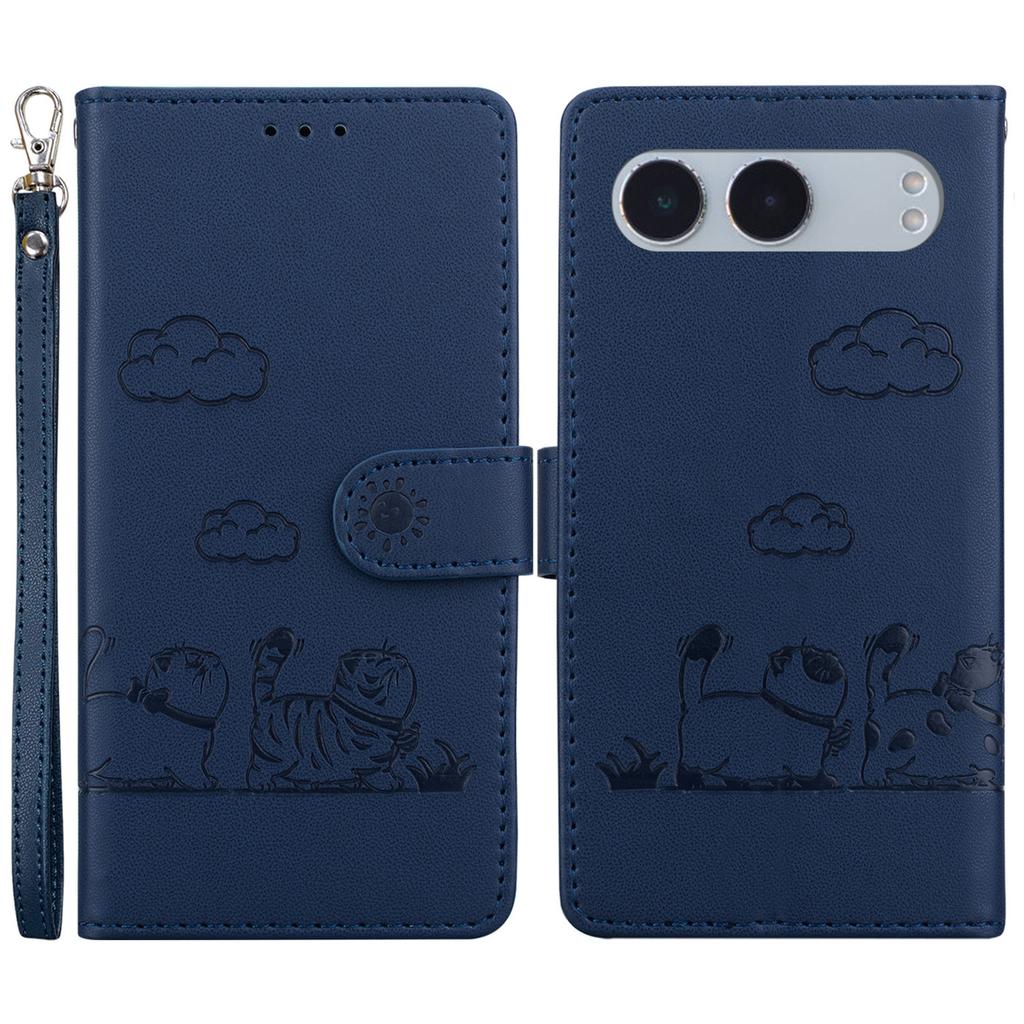 For OnePlus Nord 4 Case RFID Blocking Kitten Pattern TPU+PU Leather Phone Cover