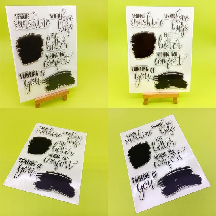 Clear Stamps Silicone Stamp Cards Stamps with Patterns 3D Scrapbooking Stamps