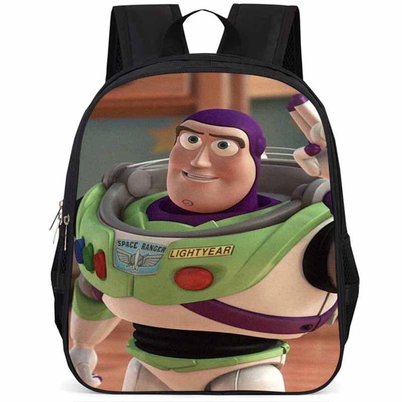 Buzz Lightyear 15-inch Large Capacity Backpack Lightweight Durable Oxford School Bag