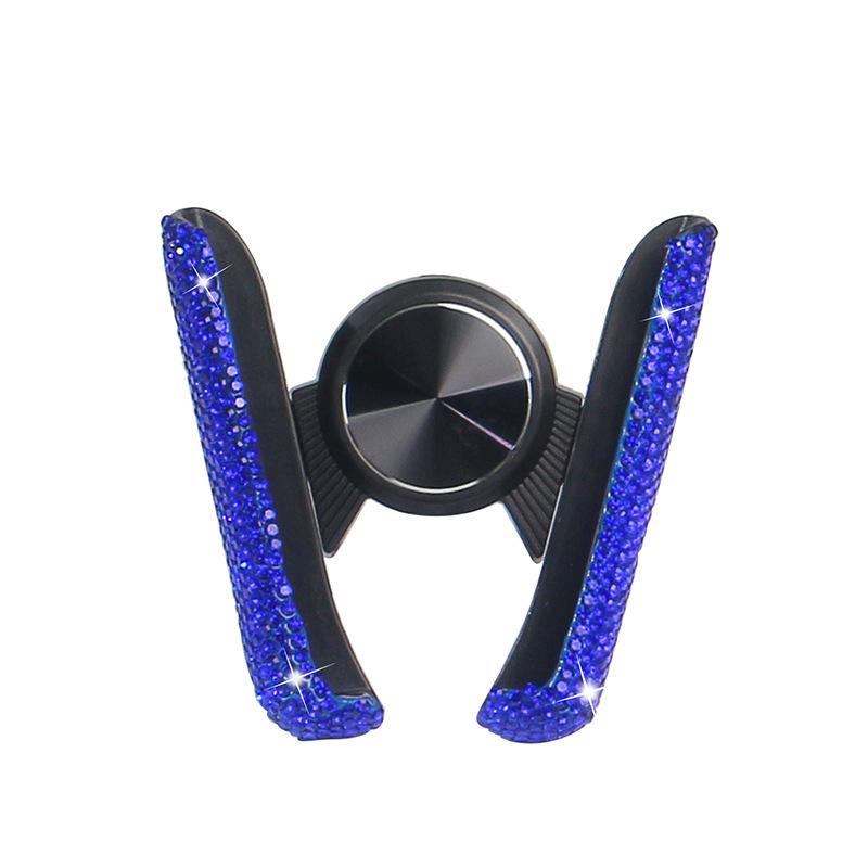 Dual-Use Diamond Car Phone Holder for Air Vents